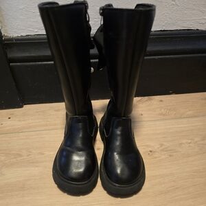 Black Knee-High Boots